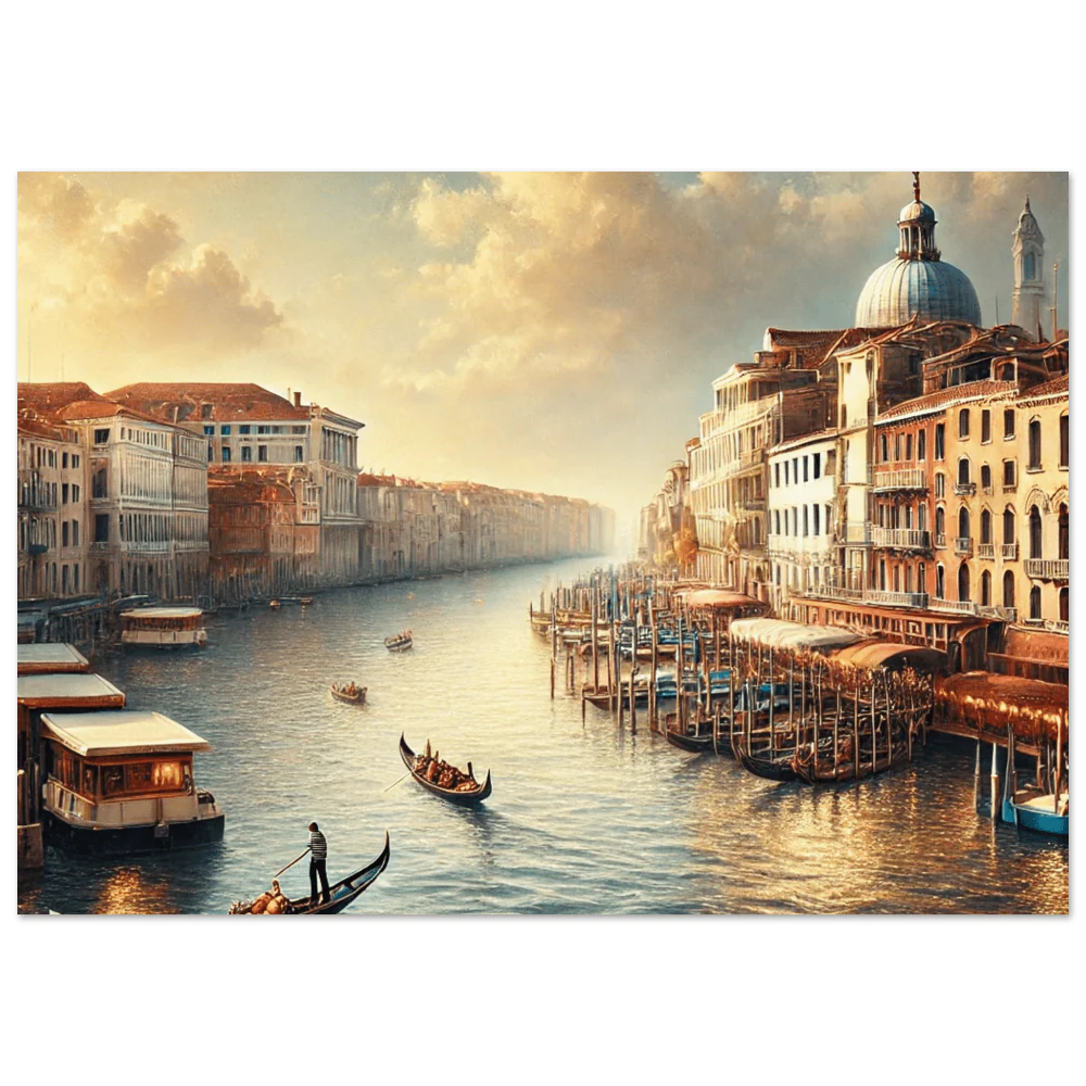Venice art poster – elegant print for stylish rooms