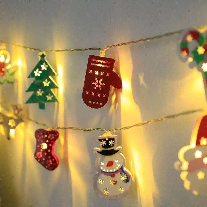 Battery -operated light garland