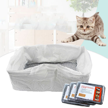 Reusable bag for cat litter