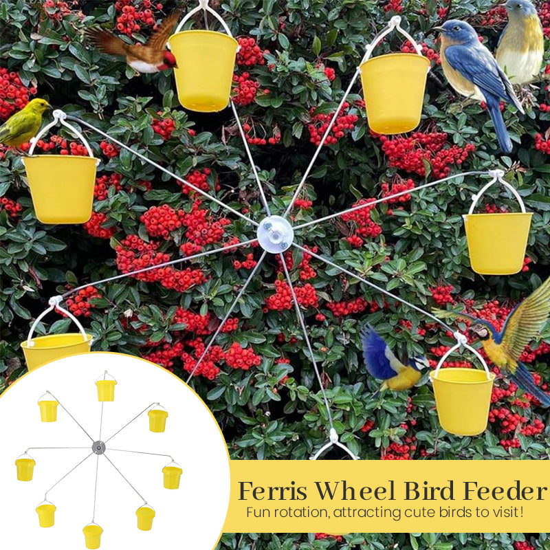 Ferris wheel birdhouse