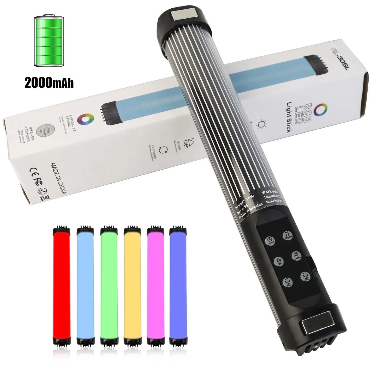 Mini handheld LED-RGB light tab