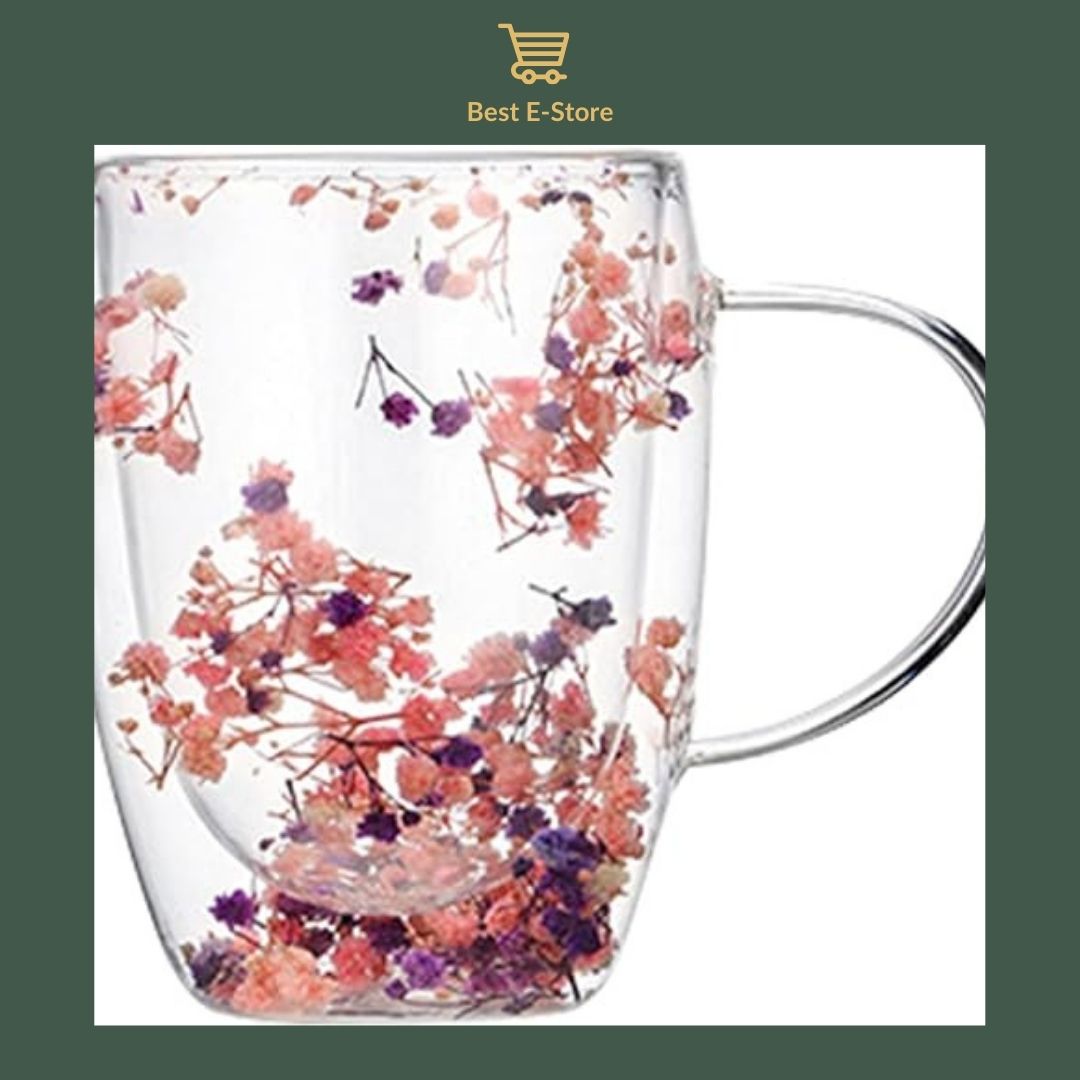 Flower fusion: double-walled glass caps