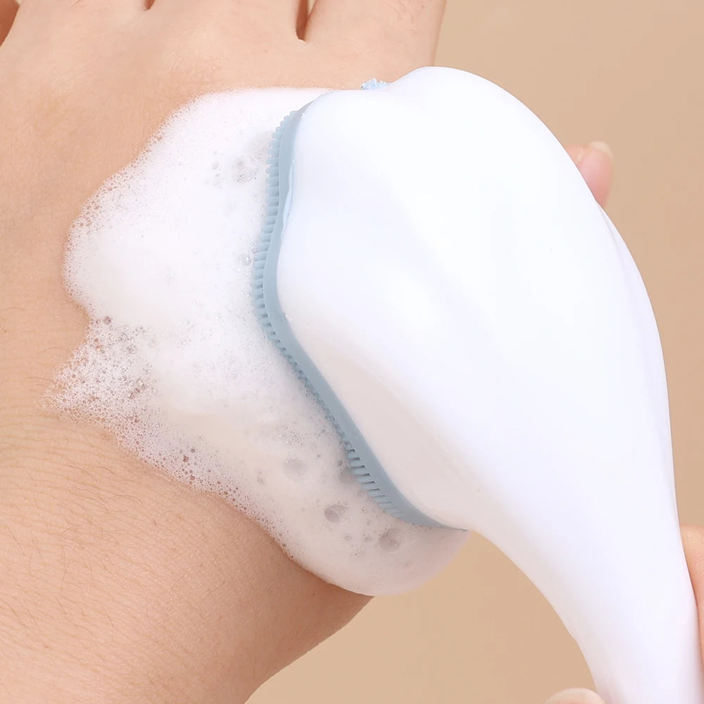 Silicon-facial cleaning brush
