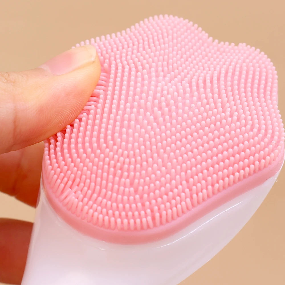 Silicon-facial cleaning brush