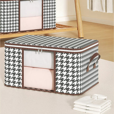 Foldable clothing storage box