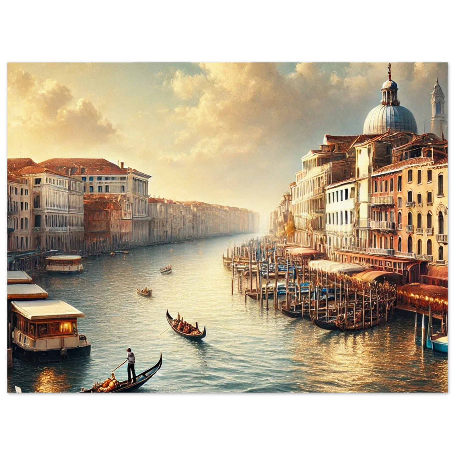 Venice art poster – elegant print for stylish rooms