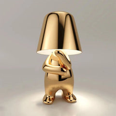 GloeiMan Tafellamp Goud
