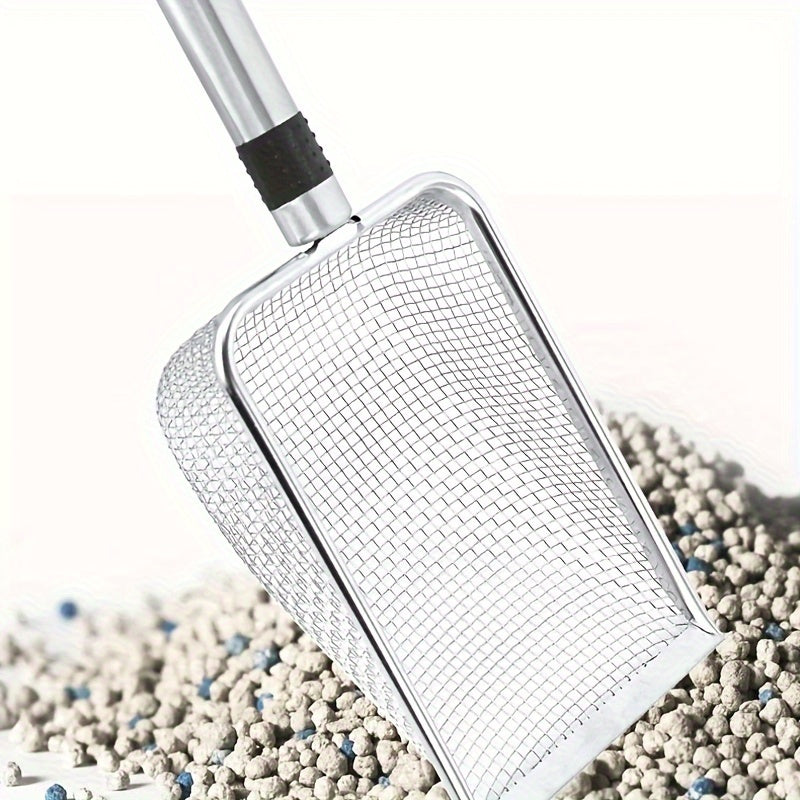 PetScoop Deluxe Fine Hole Bentonite Mesh Scoop for Pets