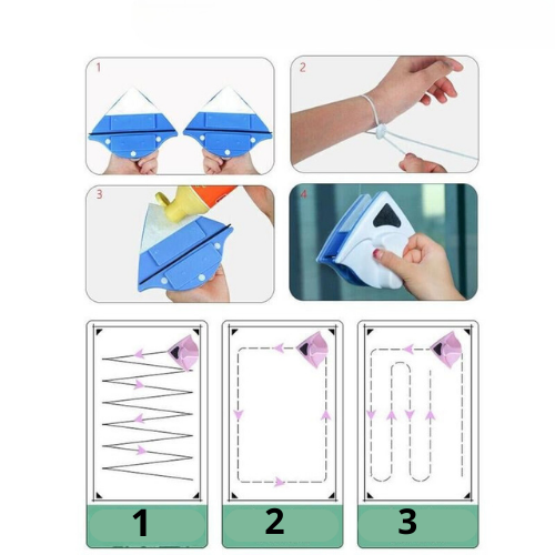 Magnetic window cleaner