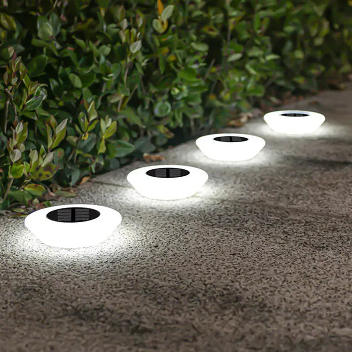 4-piece solar garden path lights