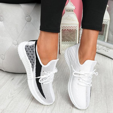 Susiecloths Breathable Lightweight Lace-Up Shoes