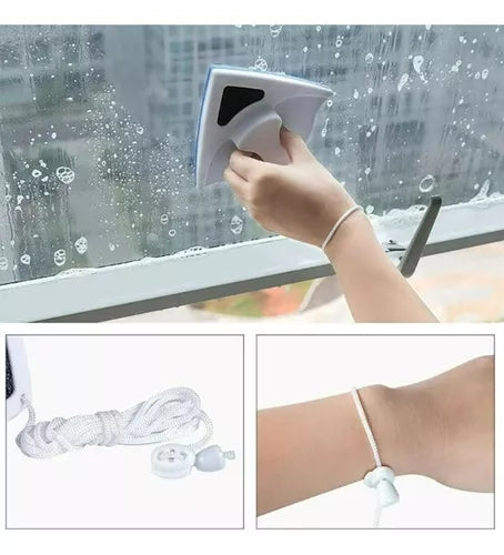 Magnetic window cleaner