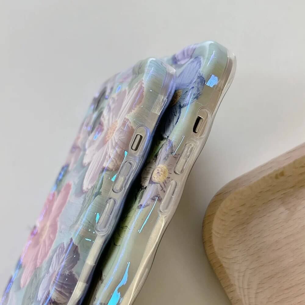 Emerald Bouquet - Curved iPhone Case