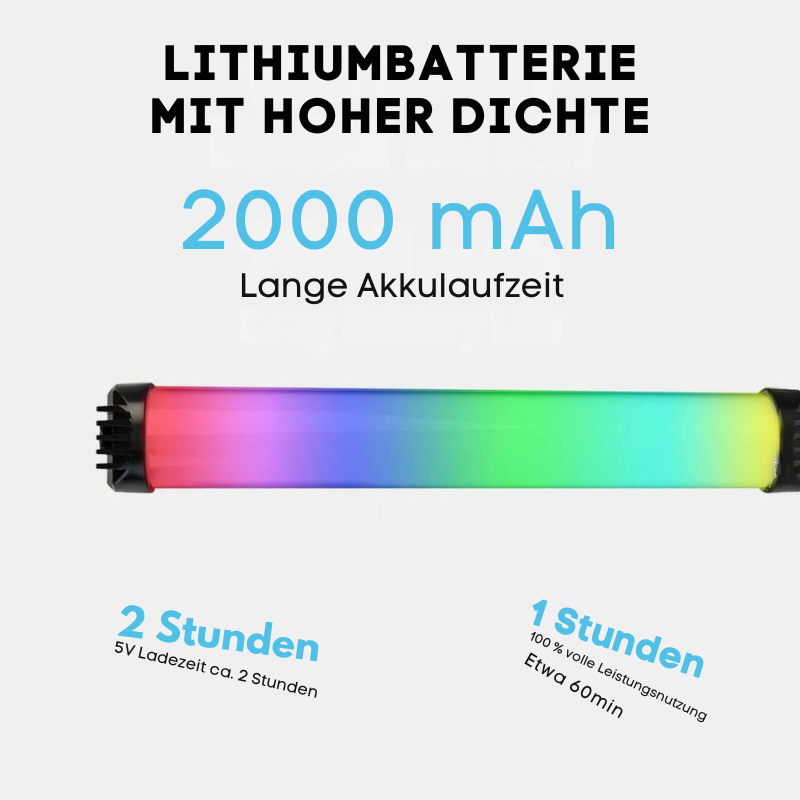 Mini handheld LED-RGB light tab
