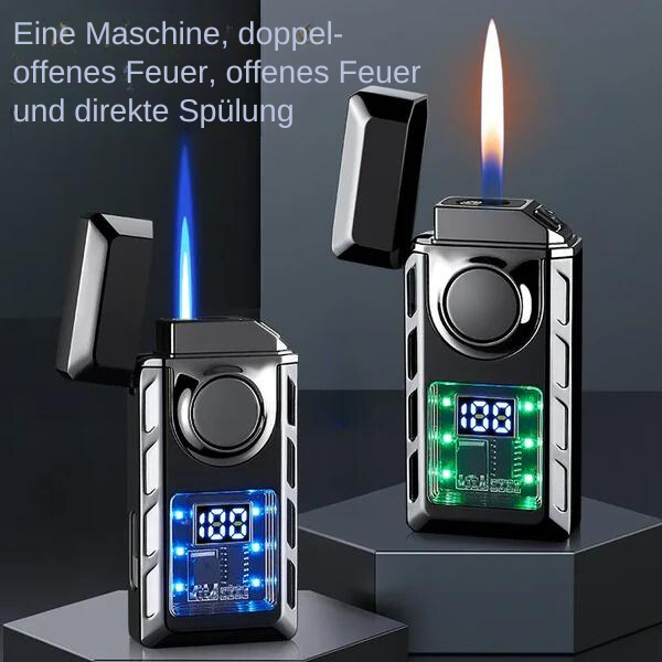 Feuerzeug Wiederaufladbar mit farbigen Lichtern