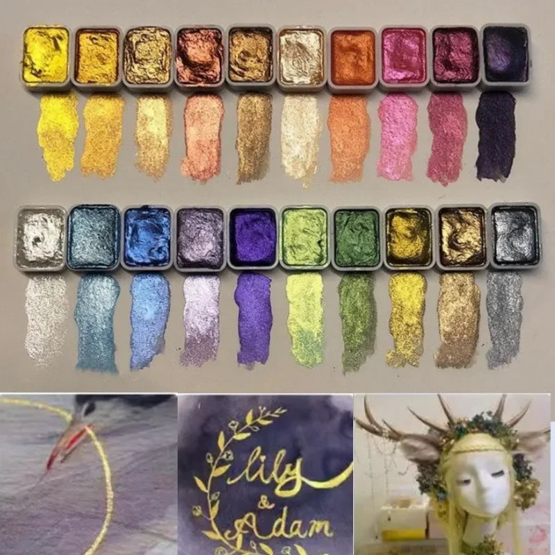 Kolorful - Powder Mineral Pearl Pigment Art Watercolor