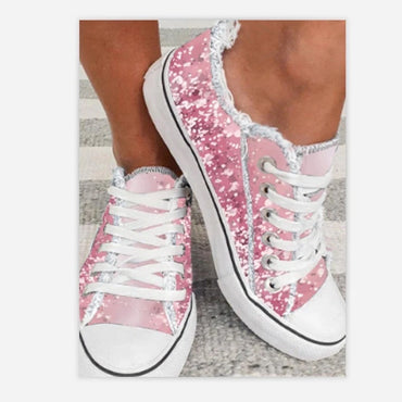 Fashion all-round casual flat canvas shoes