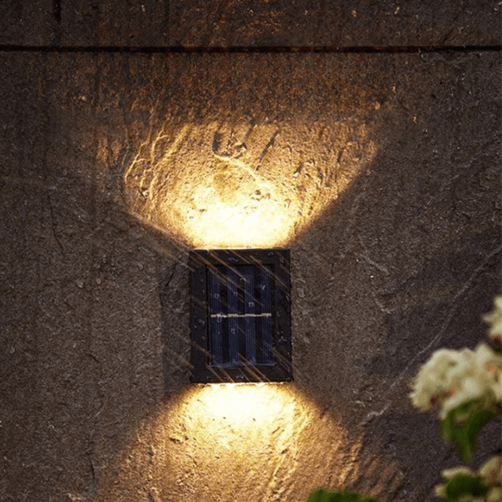 Deluxe Wireless LED Solar Wall Lights - Transform your garden with the perfect ambiance!