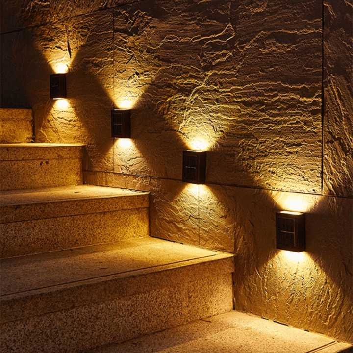 Deluxe Wireless LED Solar Wall Lights - Transform your garden with the perfect ambiance!