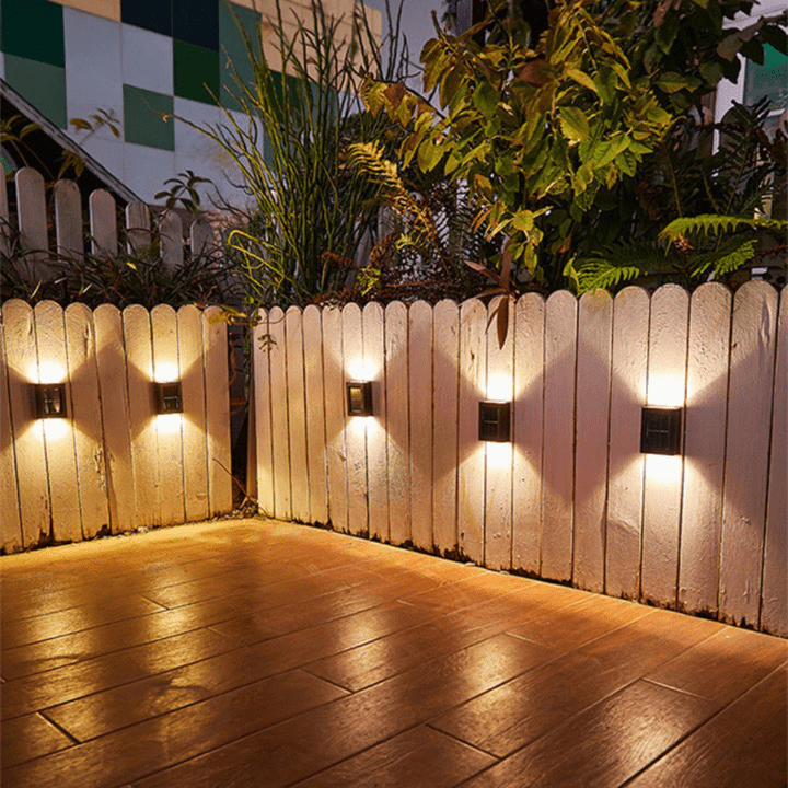 Deluxe Wireless LED Solar Wall Lights - Transform your garden with the perfect ambiance!