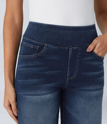Maura Galante Bequeme, hochgeschnittene Jeans