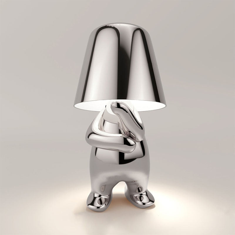 GloeiMan Tafellamp Goud