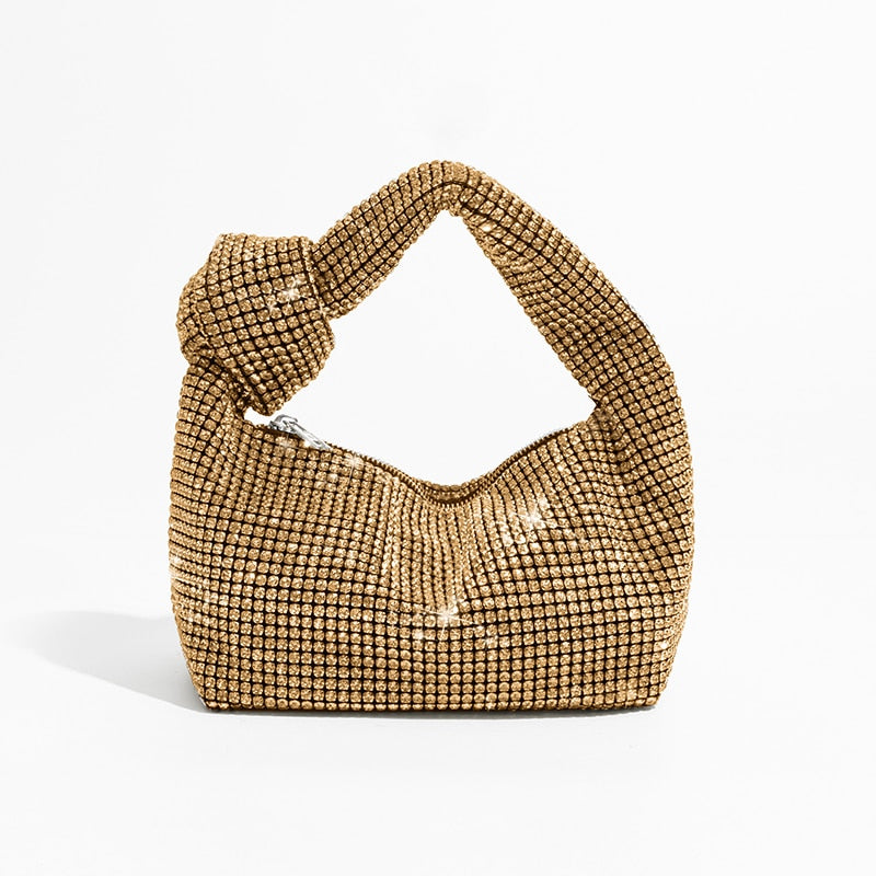 Glitter Knot Rhinestone Mini Bag
