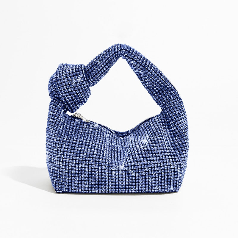 Glitter Knot Rhinestone Mini Bag