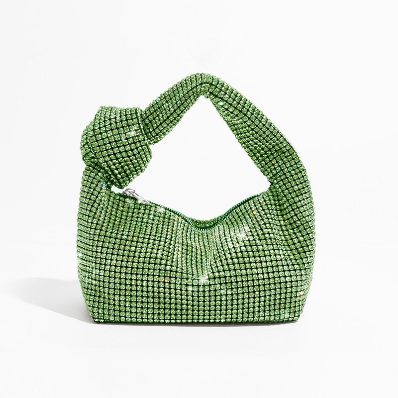 Glitter Knot Rhinestone Mini Bag
