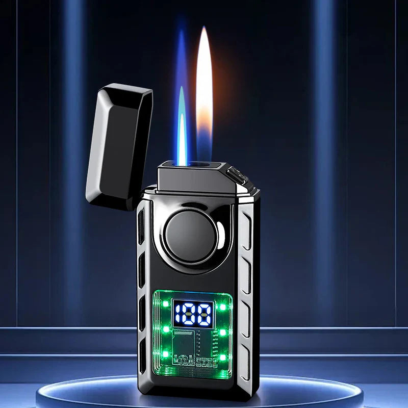 Feuerzeug Wiederaufladbar mit farbigen Lichtern