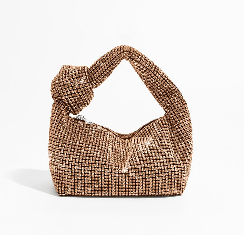 Glitter Knot Rhinestone Mini Bag