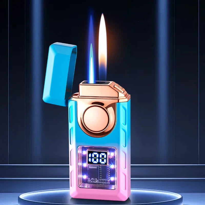 Feuerzeug Wiederaufladbar mit farbigen Lichtern