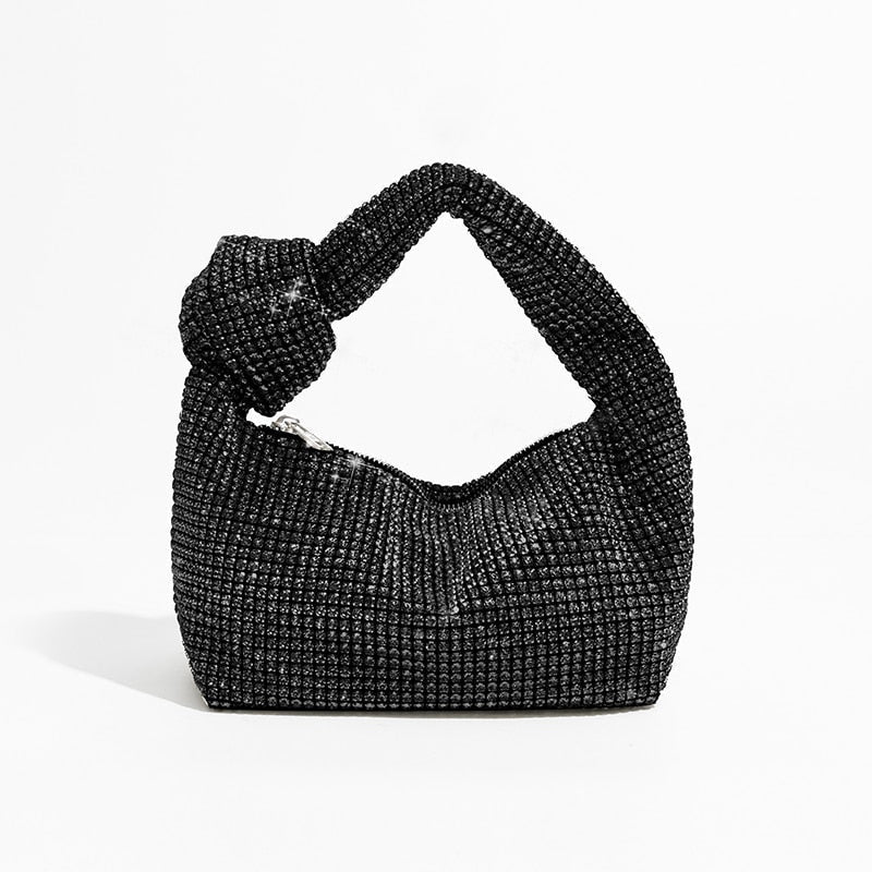 Glitter Knot Rhinestone Mini Bag