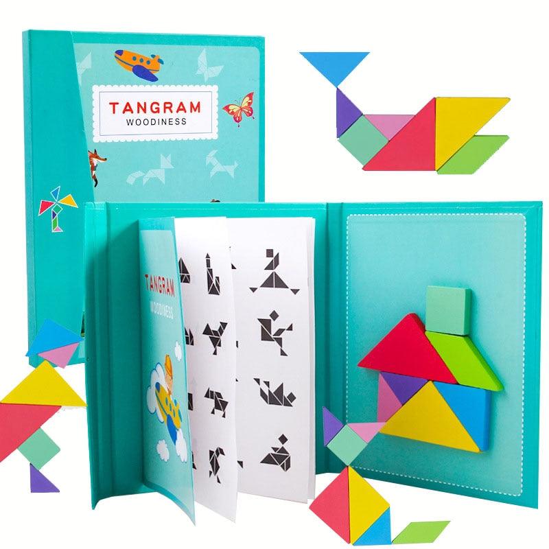 Tangram Lernmagnettafel für unterwegs