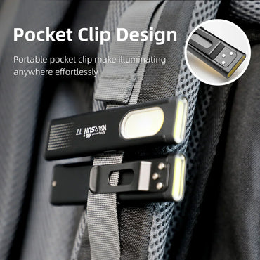 Keyring torch Portable USB-C LED keychain flashlight