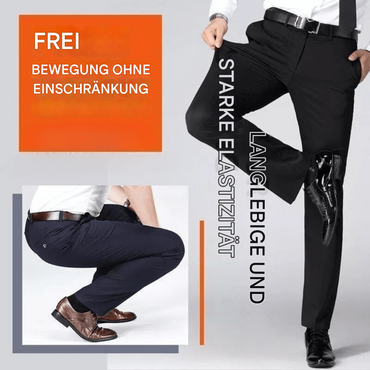 Men's classic trousers with high stretch content - Limited offer