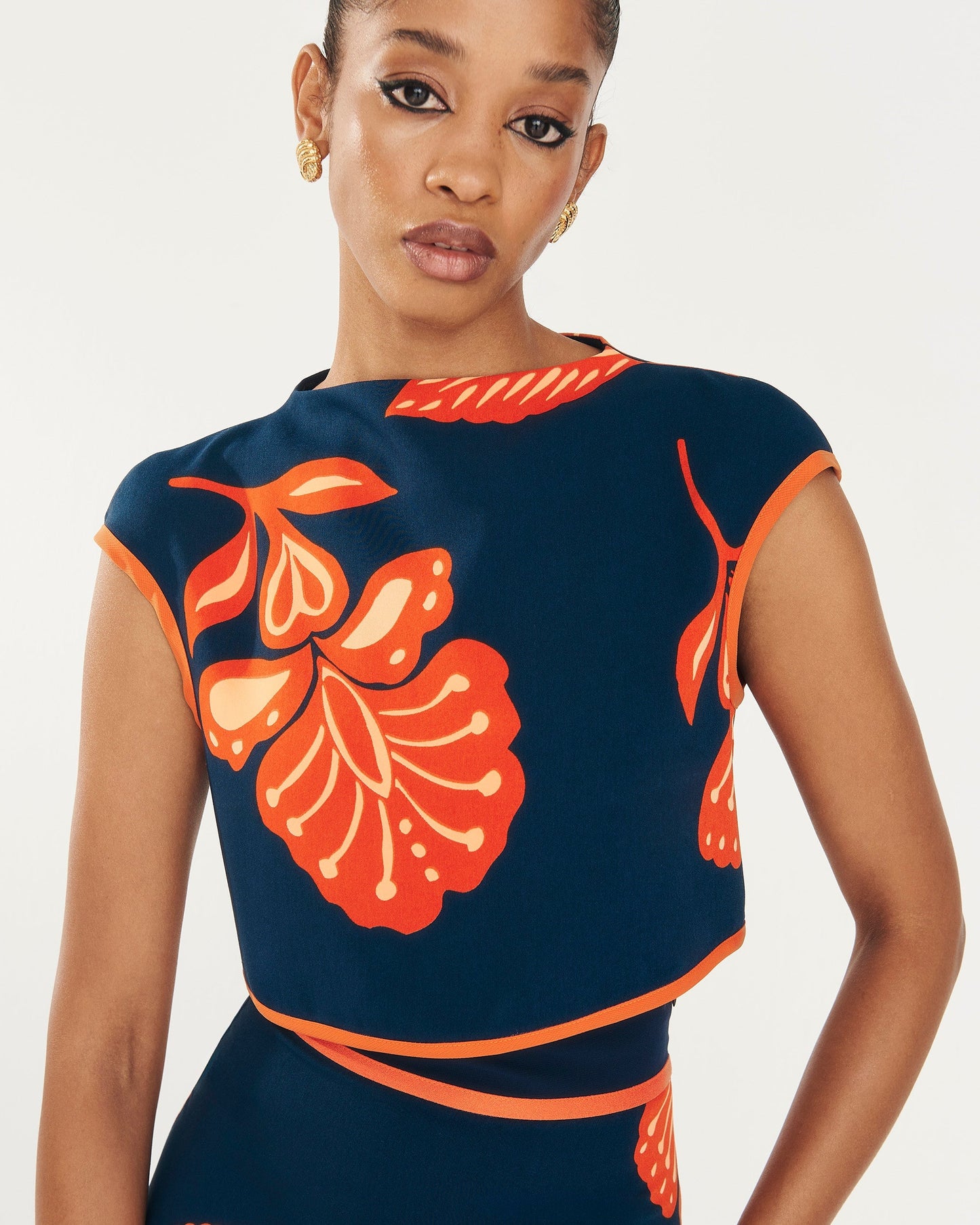 Dune Manila Marineblauer Top