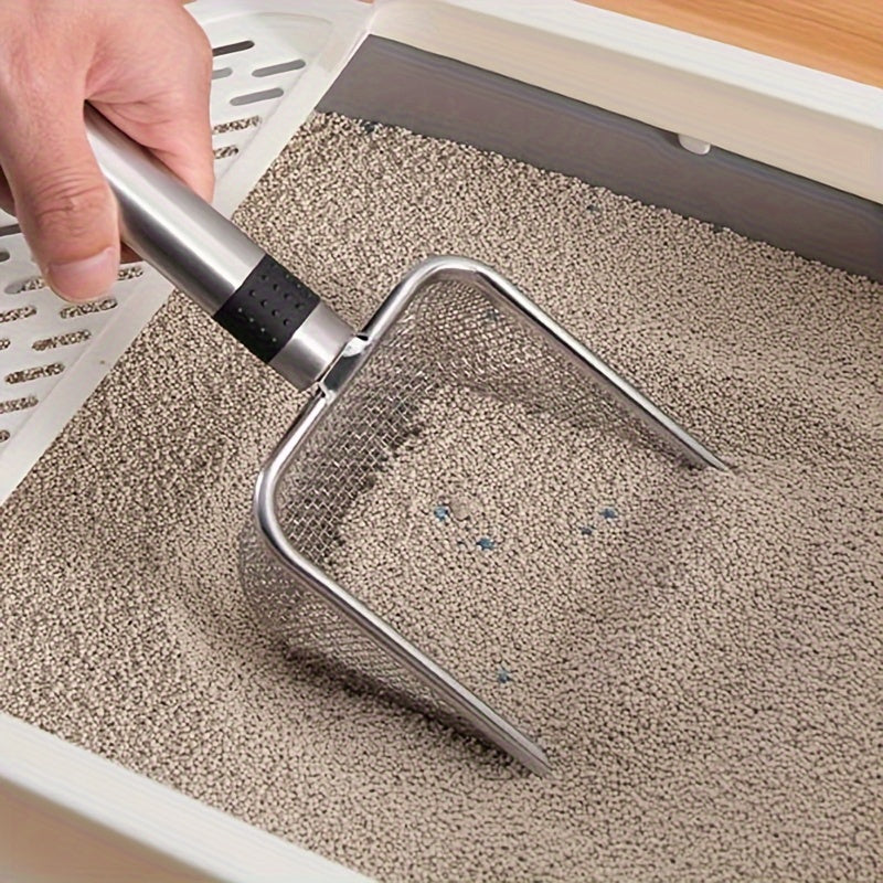 PetScoop Deluxe Fine Hole Bentonite Mesh Scoop for Pets