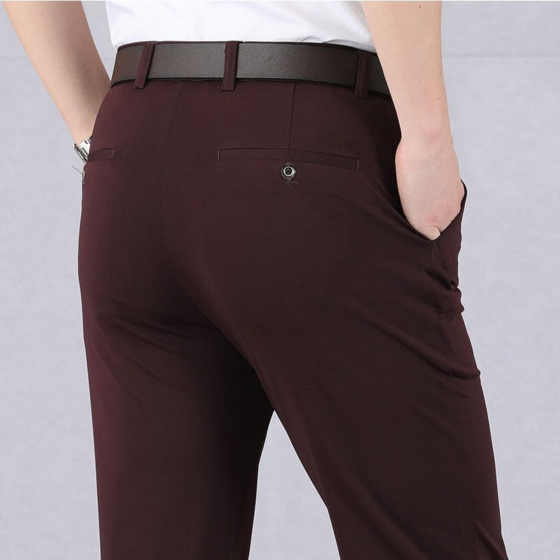 Men's classic trousers with high stretch content - Limited offer