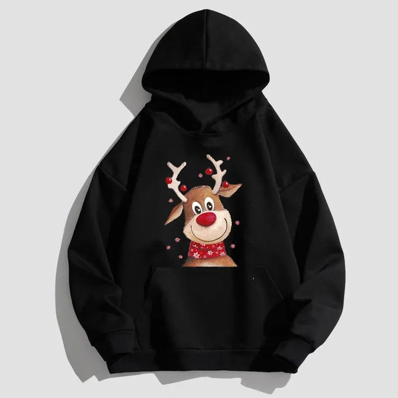 Hoodie with deer pressure