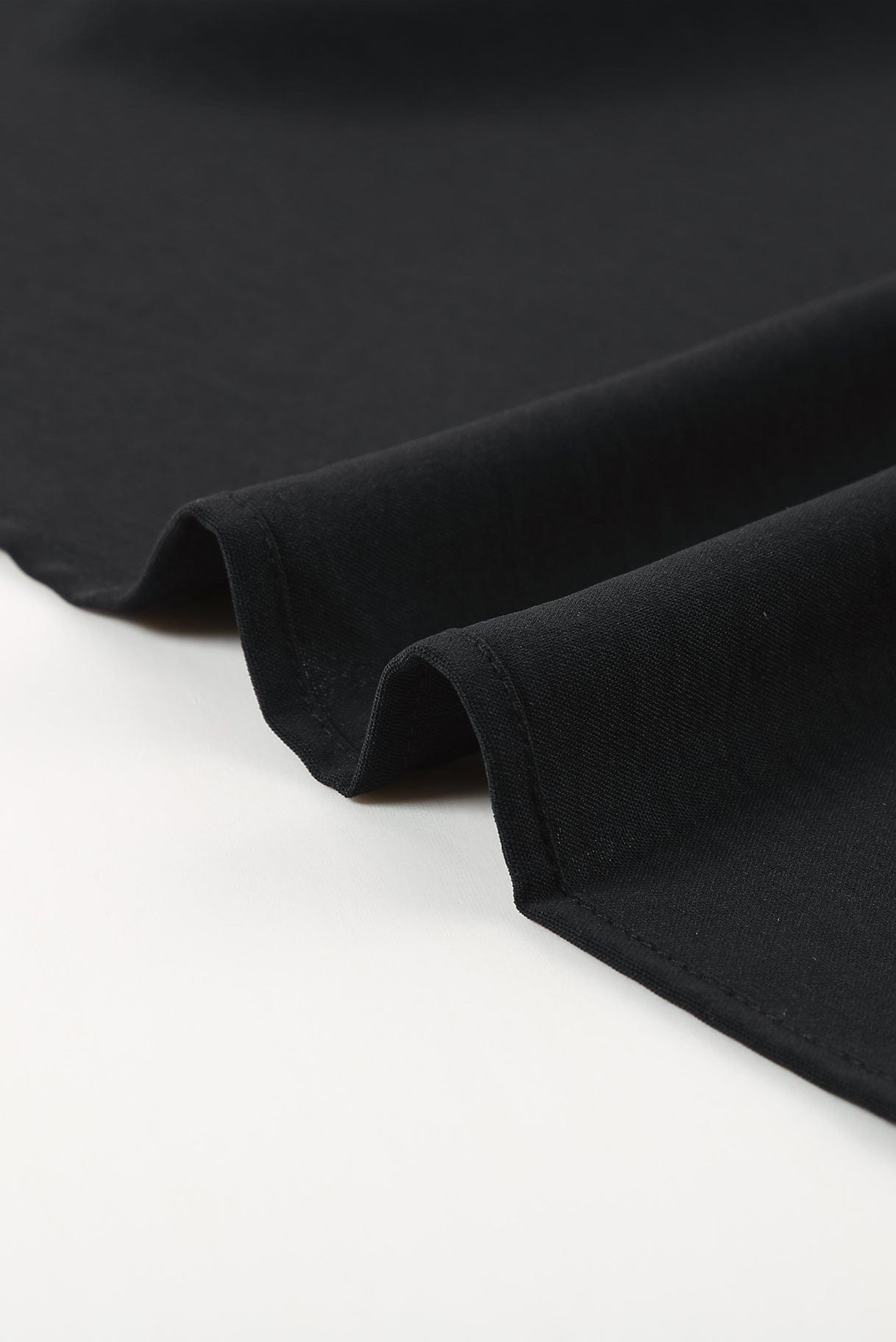 Lässige V-Ausschnitt Kurzarm Chiffon-Bluse