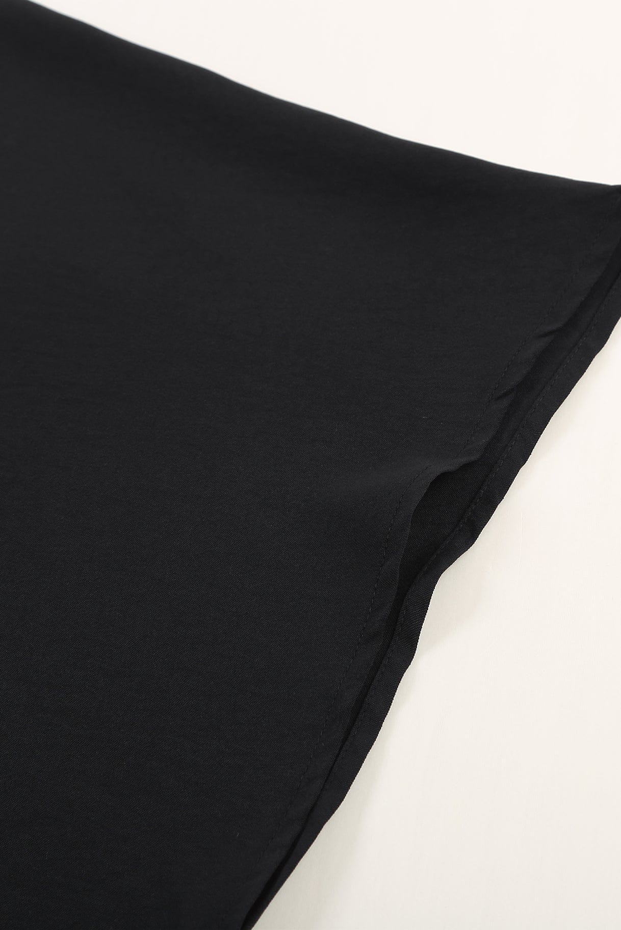 Lässige V-Ausschnitt Kurzarm Chiffon-Bluse