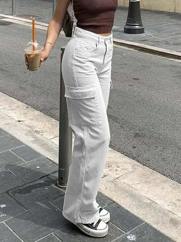 Eleni Verstellbare Cargo-Hosen