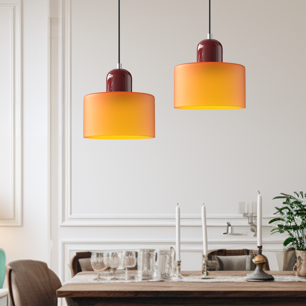 Lumoza — Moderne Glas-Pendelleuchte mit verstellbarer Höhe