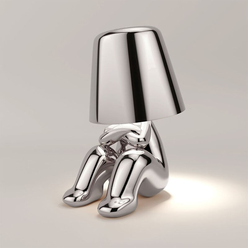 GloeiMan Tafellamp Goud