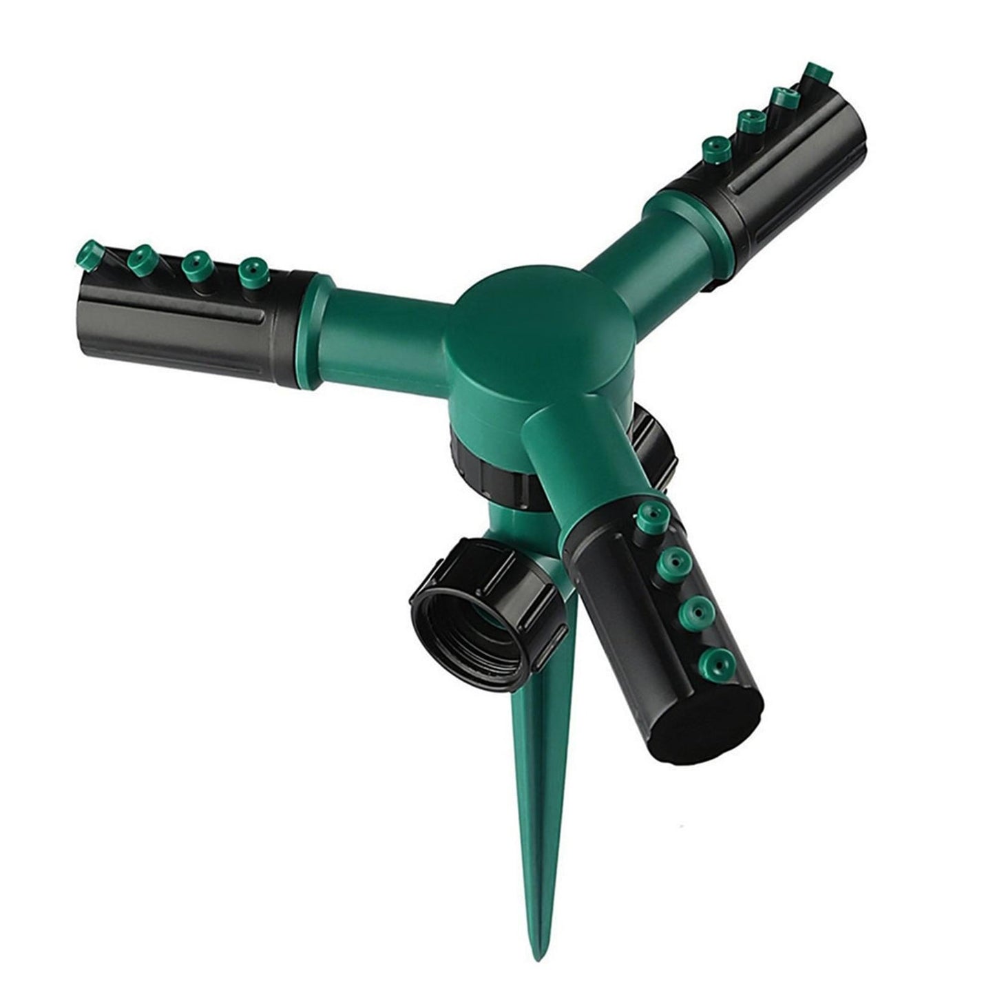 Gartensprenger Automatisch 360° Drehbar mit 3 Armen Sprühkopf