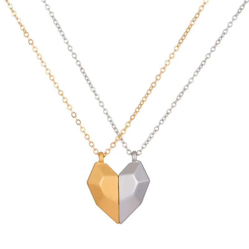 Magnetic heart necklace | For him and she