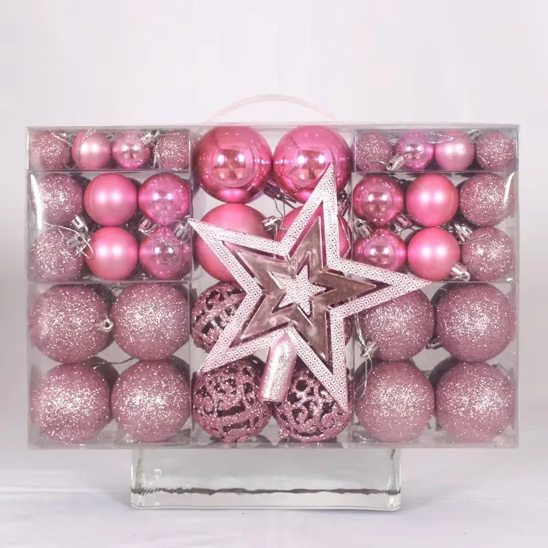100-part Christmas ball set