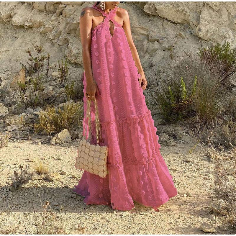 Angelina - Maxikleid mit Blumenmuster