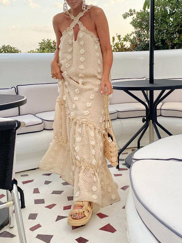 Angelina - Maxi dress with floral pattern